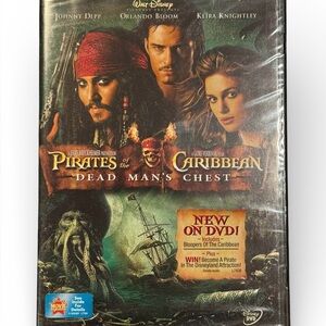 Disney Pirates of the Caribbean DVD with Red and Green Cover